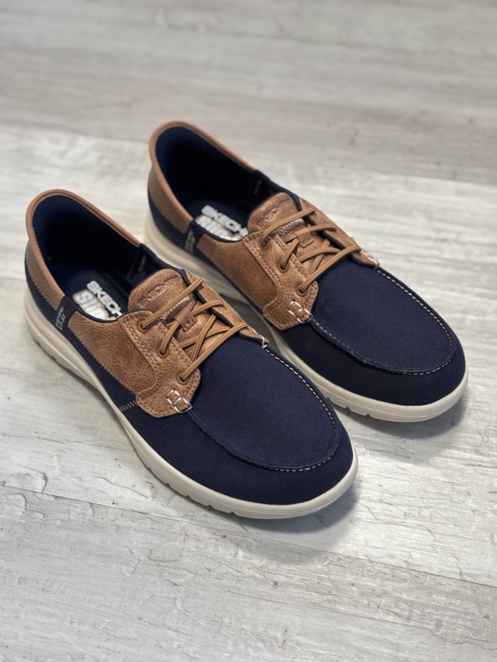 Skechers Women’s On the Go Flex Palmilla Navy Slip on Shoe Size 11